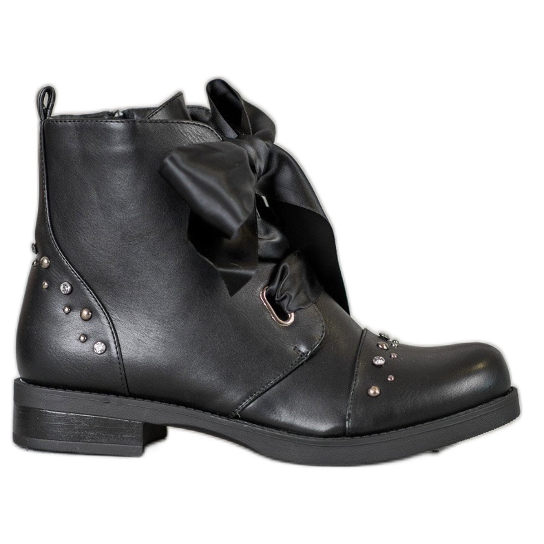 Bestelle Botas con lazo negro