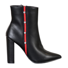 Seastar Botas altas con cinturón decorativo negro