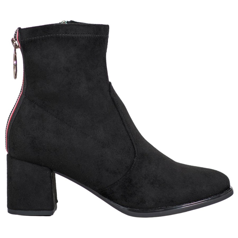Goodin Botas con cremallera decorativa negro