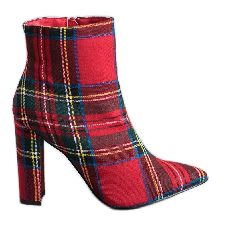 Seastar Botas con estilo en un poste rojo multicolor