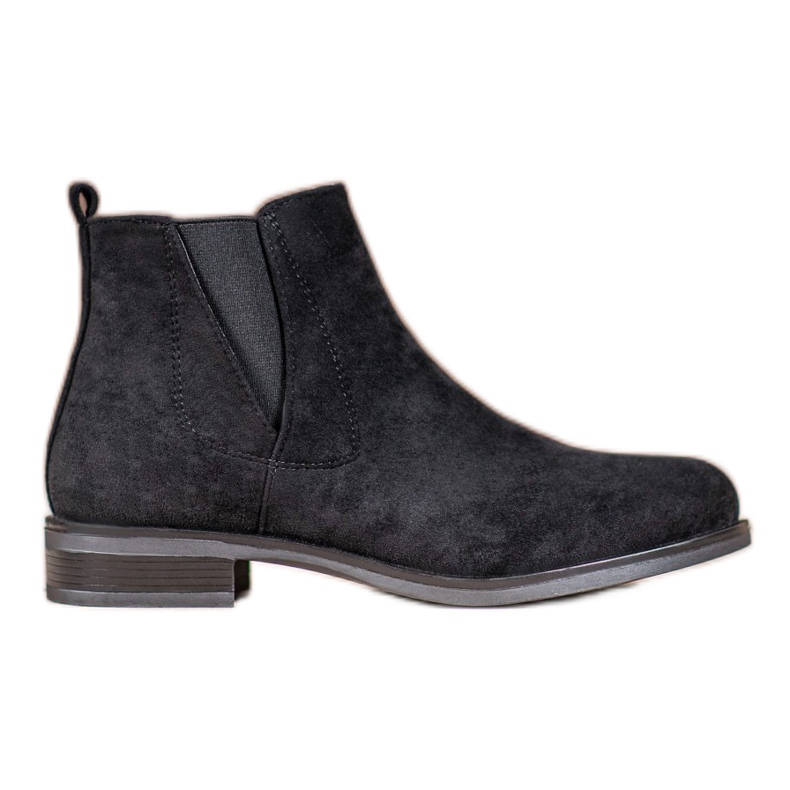 Ideal Shoes Botas sin cordones negro Ideal Shoes Botas sin cordones negro