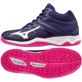 Zapatos Mizuno Thunder Blade 2 Mid W V1GC197502 púrpura púrpura