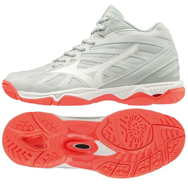 Zapatillas Mizuno Wave Hurricane 3 Mid W V1GC174560 blanco blanco Zapatillas Mizuno Wave Hurricane 3 Mid W V1GC174560 blanco blanco