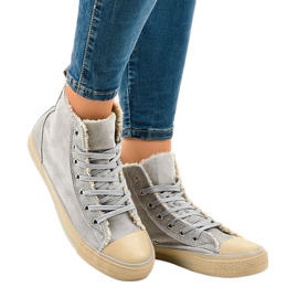 Zapatillas grises con aislamiento T-040 Zapatillas grises con aislamiento T-040