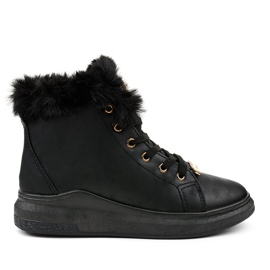 Zapatillas negras con aislamiento TL135-1 negro