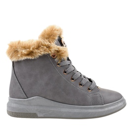 Zapatillas gris cálido TL135-3