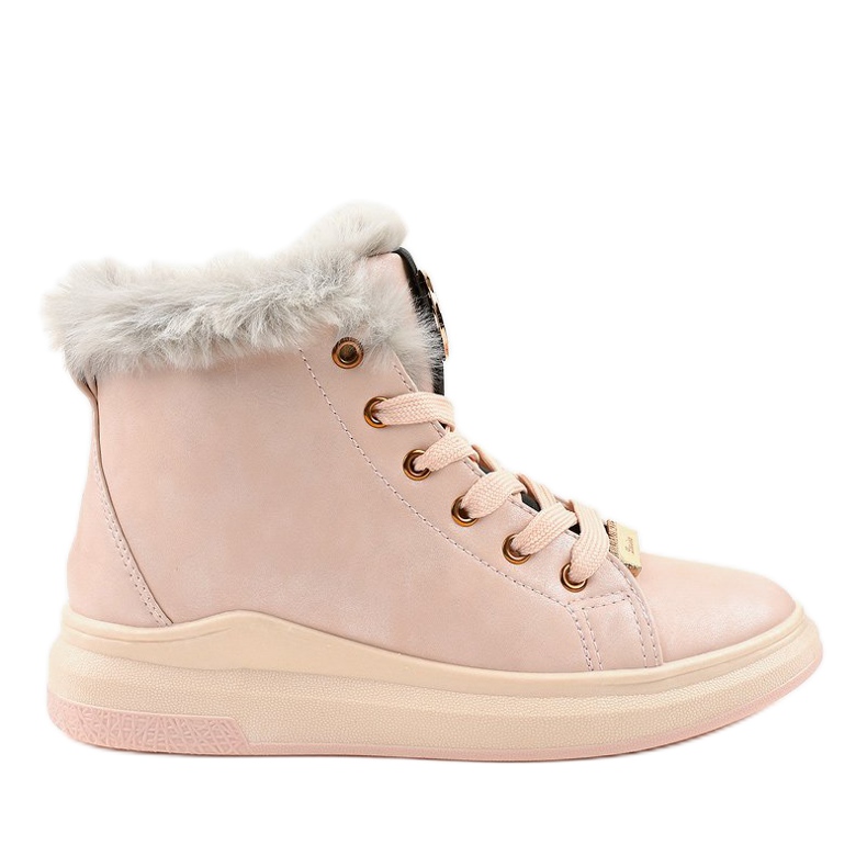Zapatillas rosa cálido TL135-3 rosado