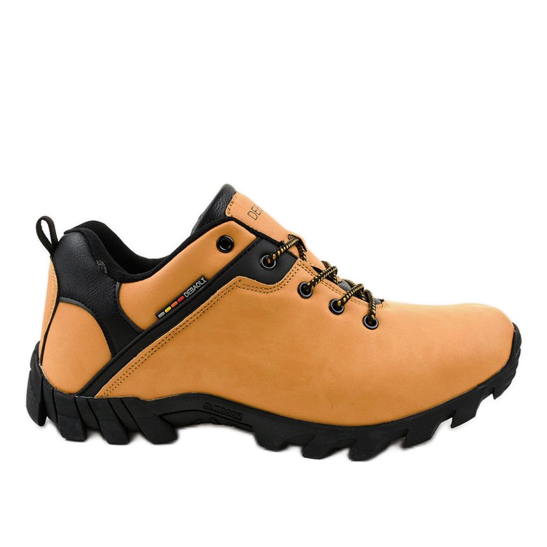 2019B zapatos de trekking amarillos marrón negro