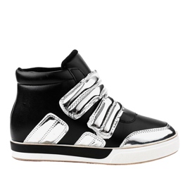 Zapatillas negras con aislamiento en la cuña GF-ZM26 negro Zapatillas negras con aislamiento en la cuña GF-ZM26 negro