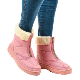 Botas de nieve rosa botines 69