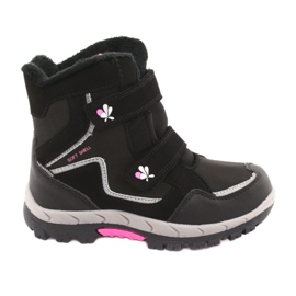 American Club Botas de membrana American HL26 negro rosa gris