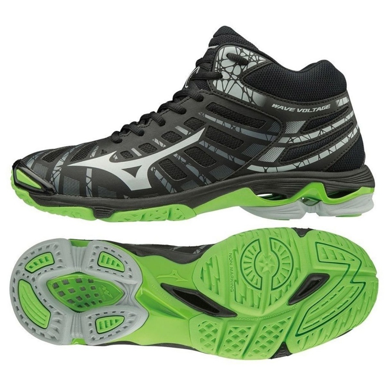 Asics Zapatillas Mizuno Wave Voltage Mid M V1GA196537 negro negro Asics Zapatillas Mizuno Wave Voltage Mid M V1GA196537 negro negro