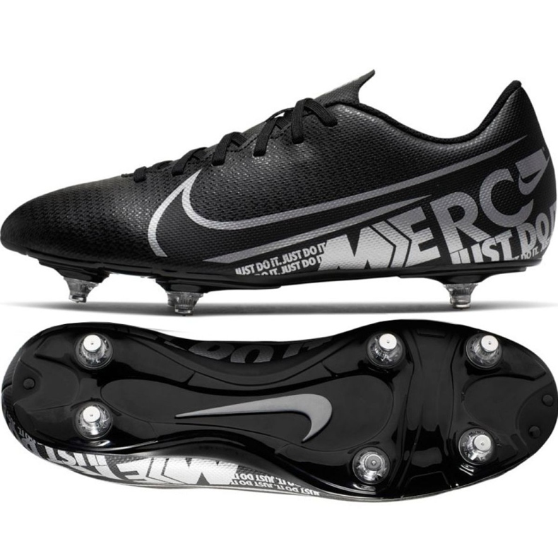 Zapatos de fútbol Nike Mercurial Vapor 13 Club Sg M CJ6181-001 negro negro