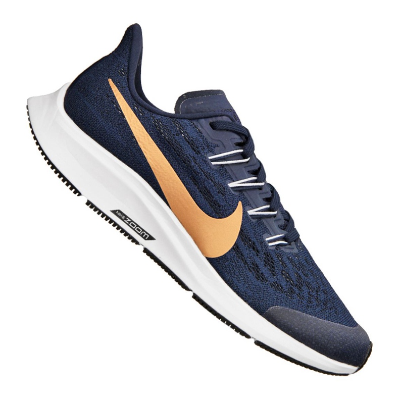 Zapatillas Nike Air Zoom Pegasus 36 Jr AR4149-401 azul marino