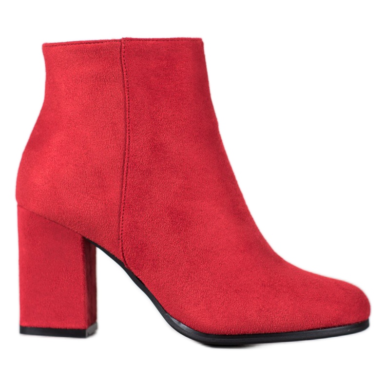 Marquiz Botas de ante rojas rojo
