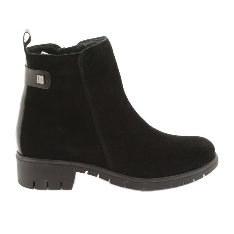 Arka Botas para mujeres a aislamiento de cuero de gamuza 7202 negro