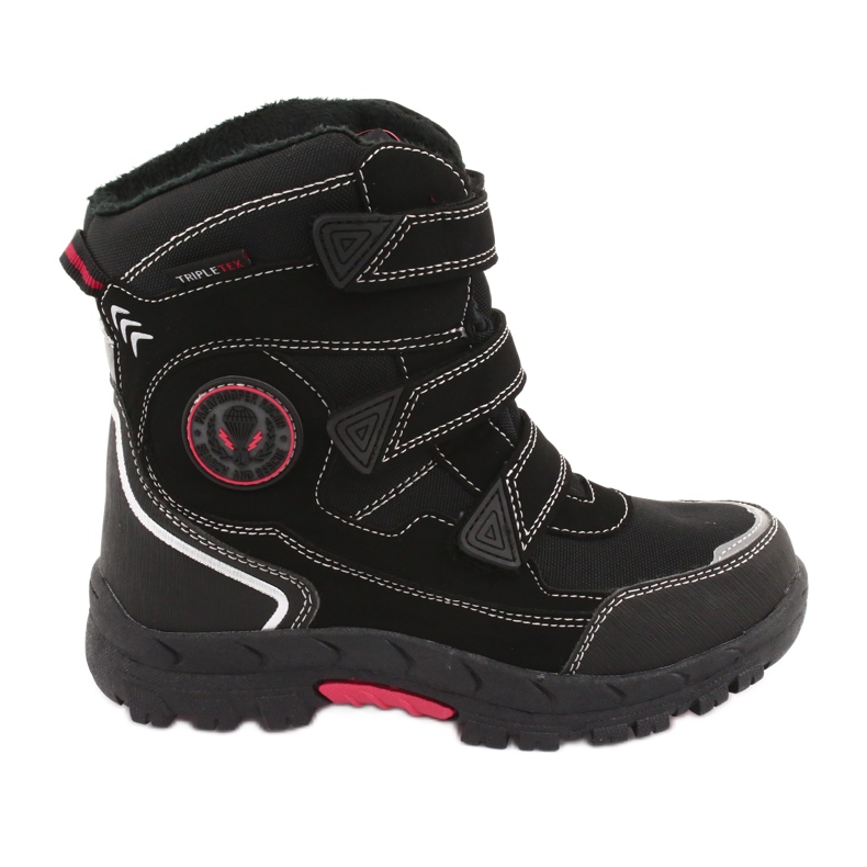 American Club Botas negras con membrana American HL23 negro rojo