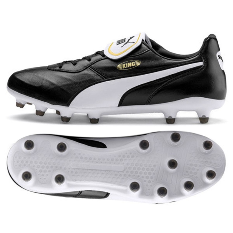 Botas de fútbol Puma King Top Fg M 105607 01 negro negro