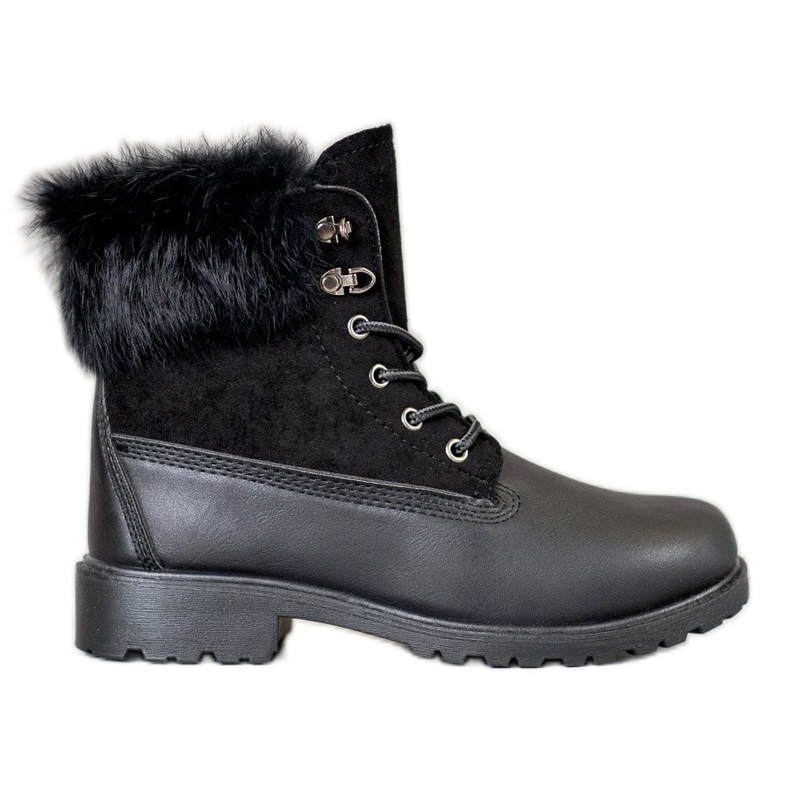 SHELOVET Tramperos con piel negro