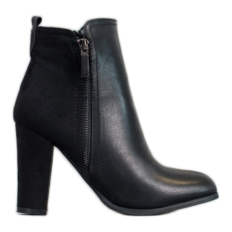 SHELOVET Botas en un poste negro SHELOVET Botas en un poste negro