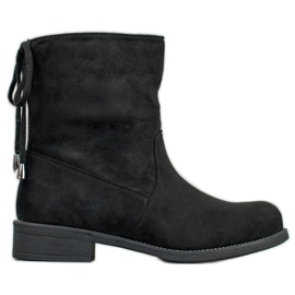 SDS Botines de ante negro