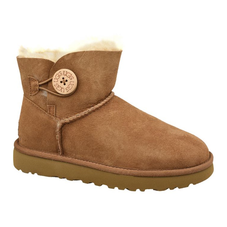 Zapatos Ugg Mini Bailey Button Ii W 1016422-CHE marrón