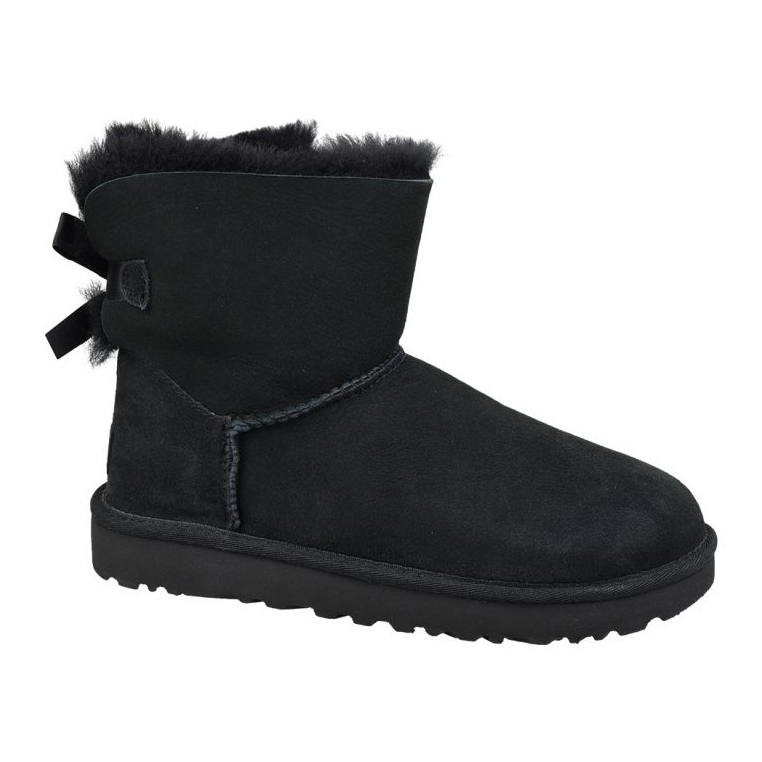 Ugg Mini Bailey Bow Ii W 1016501-BLK Zapatos negro Ugg Mini Bailey Bow Ii W 1016501-BLK Zapatos negro