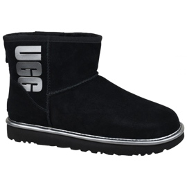 Ugg Classic Mini Ugg Rubber Logo W 1110087-BMT Zapatillas negro