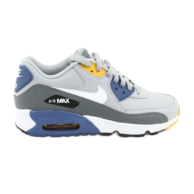 Nike Air Max 90 Ltr Gs Jr 833412-026 blanco azul gris