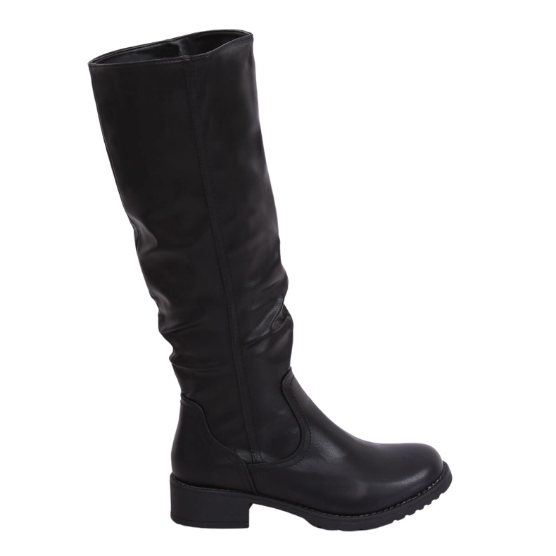 Botas planas de mujer negras 1084-PG Black negro