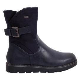 Botas negras aisladas BM-9063 Black negro