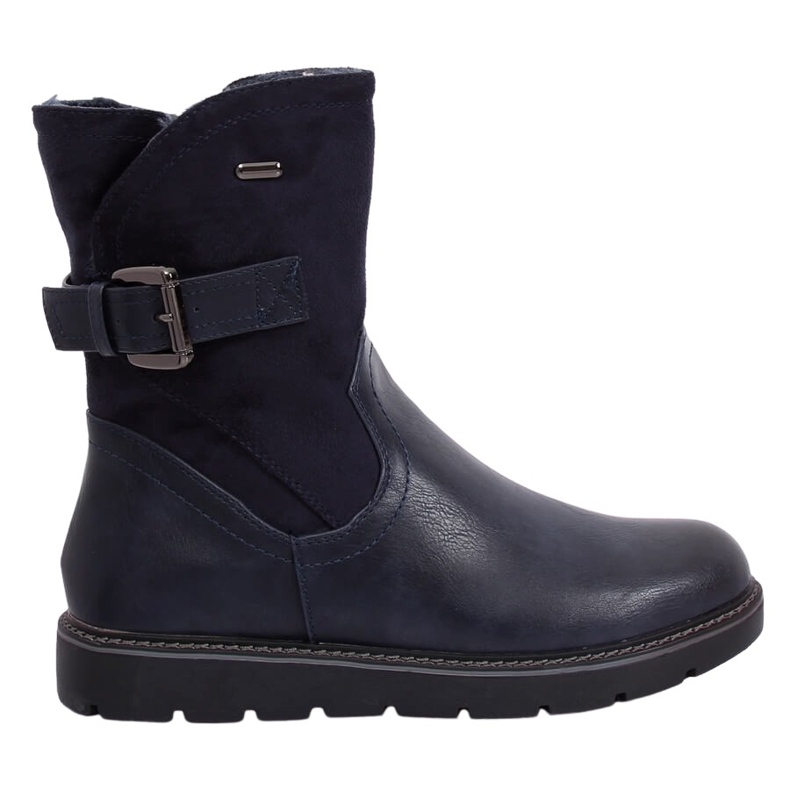 Botas negras aisladas BM-9063 Black negro
