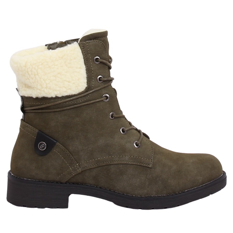 Botas verdes con cordones K-9926 Green