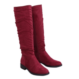 Botines mujer ante burdeos E9308 Wine rojo
