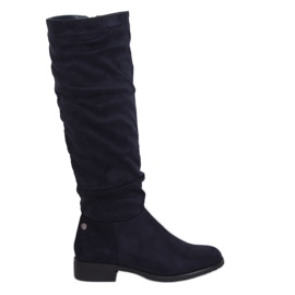 Botas mujer ante azul marino E9308 Azul