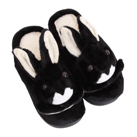 Zapatillas de mujer conejito negro MA17 Negro