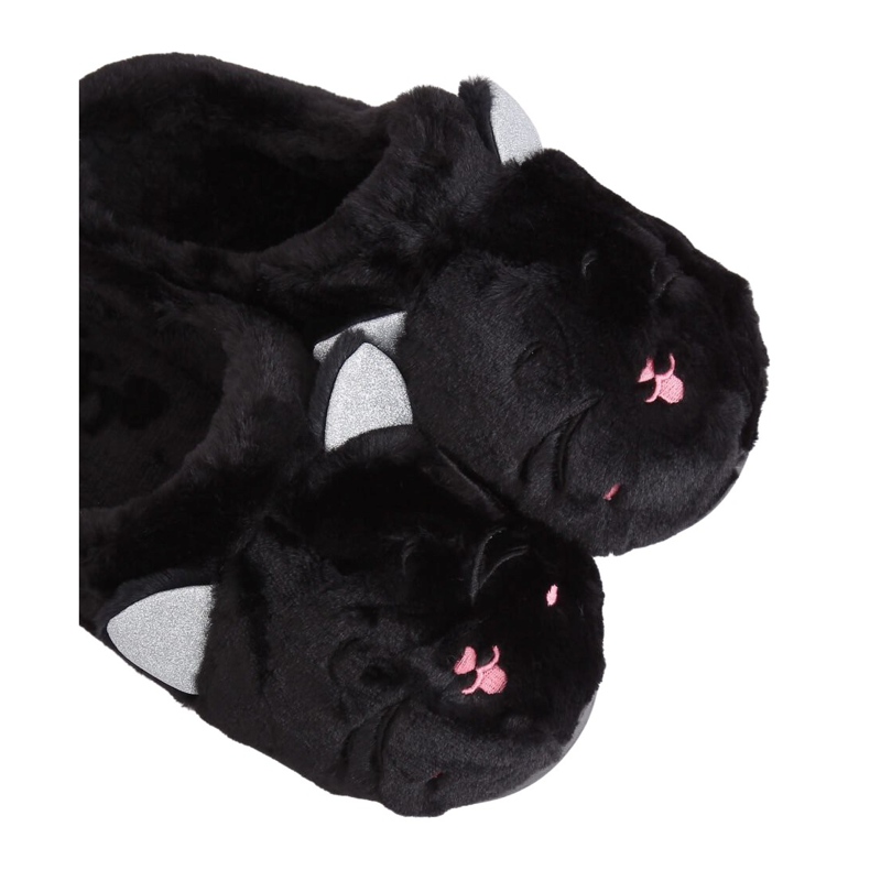 Pantuflas negras de mujer negras MA16 Negras negro