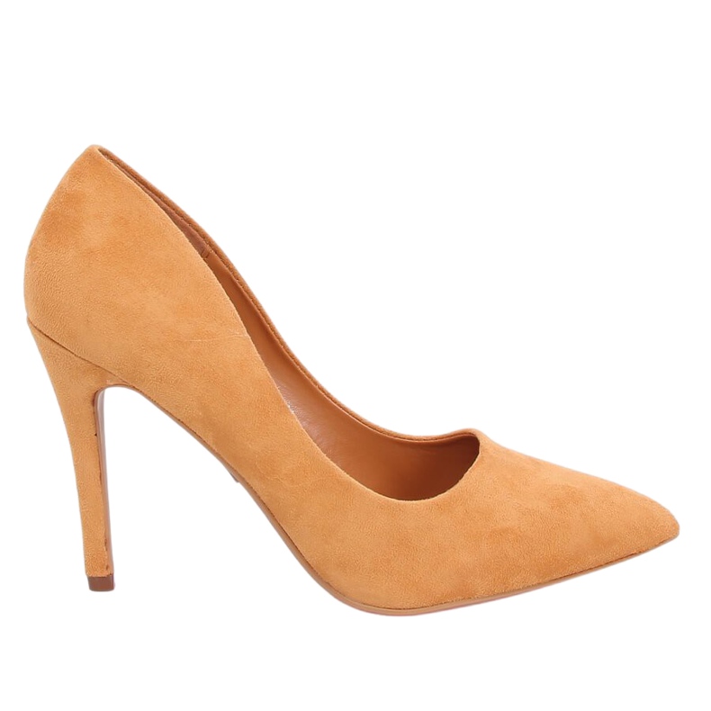 Zapatos de salón en ante camel GG-70 Camel amarillo