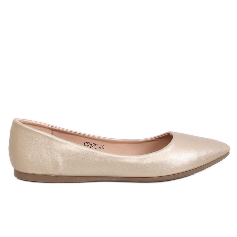 Bailarinas almendras oro CD52P Oro dorado Bailarinas almendras oro CD52P Oro dorado