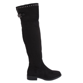Botas de ante negro Z173 Black