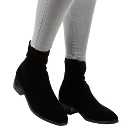 Botas negras planas con aislamiento de mujer CN877 negro
