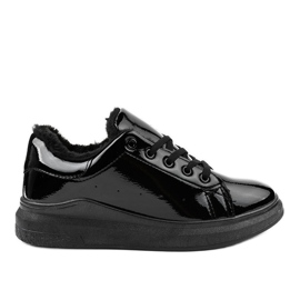 Zapatillas negras aisladas TL140-1 negro