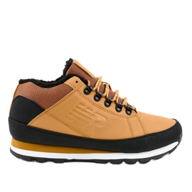 Botas de nieve aisladas amarillas 9WH917 negro multicolor amarillo