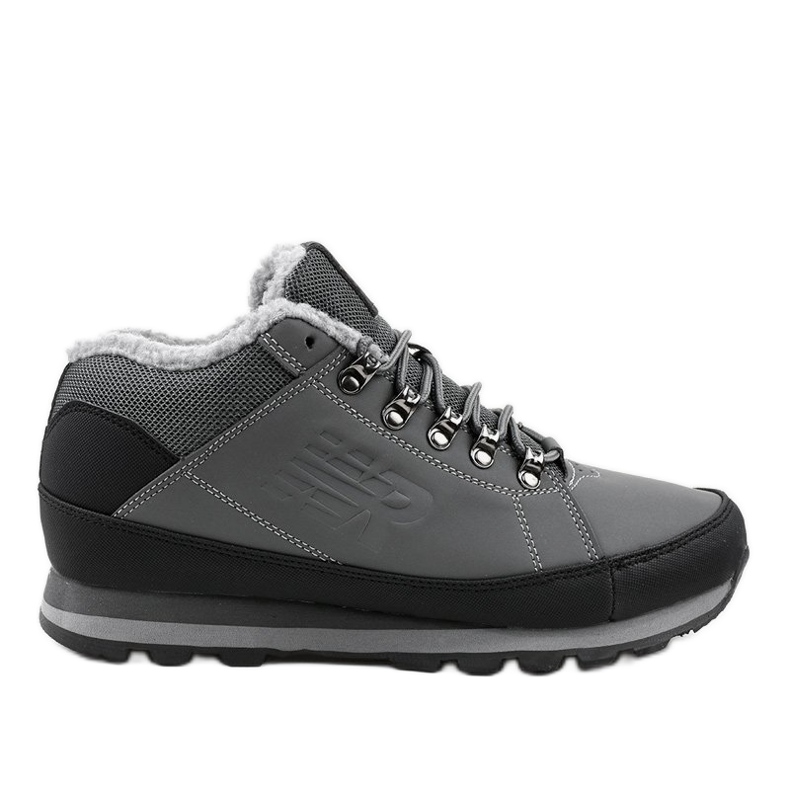 Botas de nieve con aislamiento gris 9WH917 negro