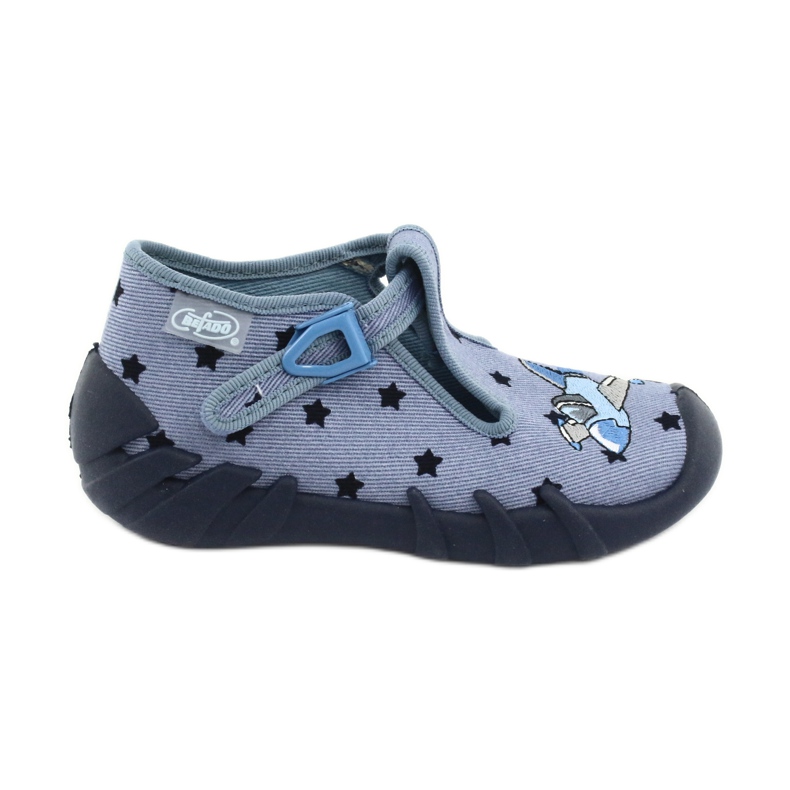 Zapato infantil color befado 110P345 azul marino azul