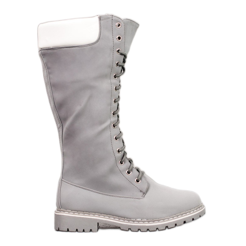 Seastar Botas cálidas con cordones gris