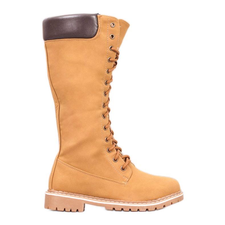 Seastar Botas cálidas con cordones marrón