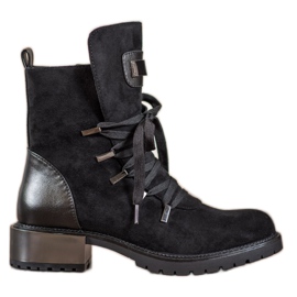 Goodin Botas con cordones negro Goodin Botas con cordones negro