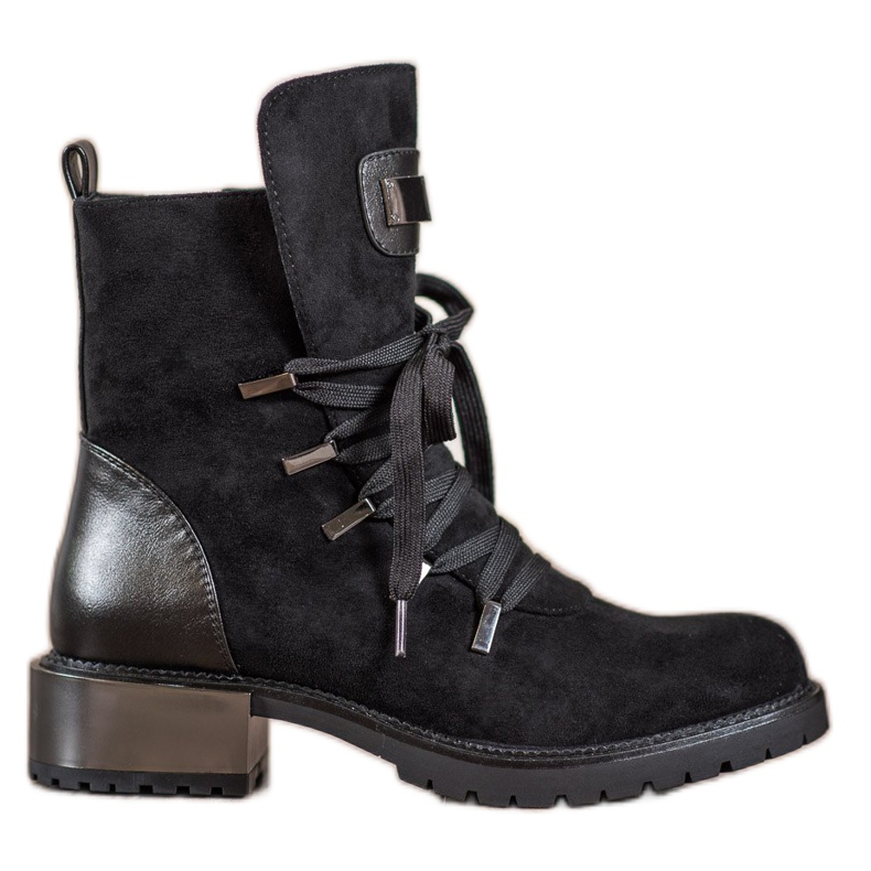 Goodin Botas con cordones negro Goodin Botas con cordones negro