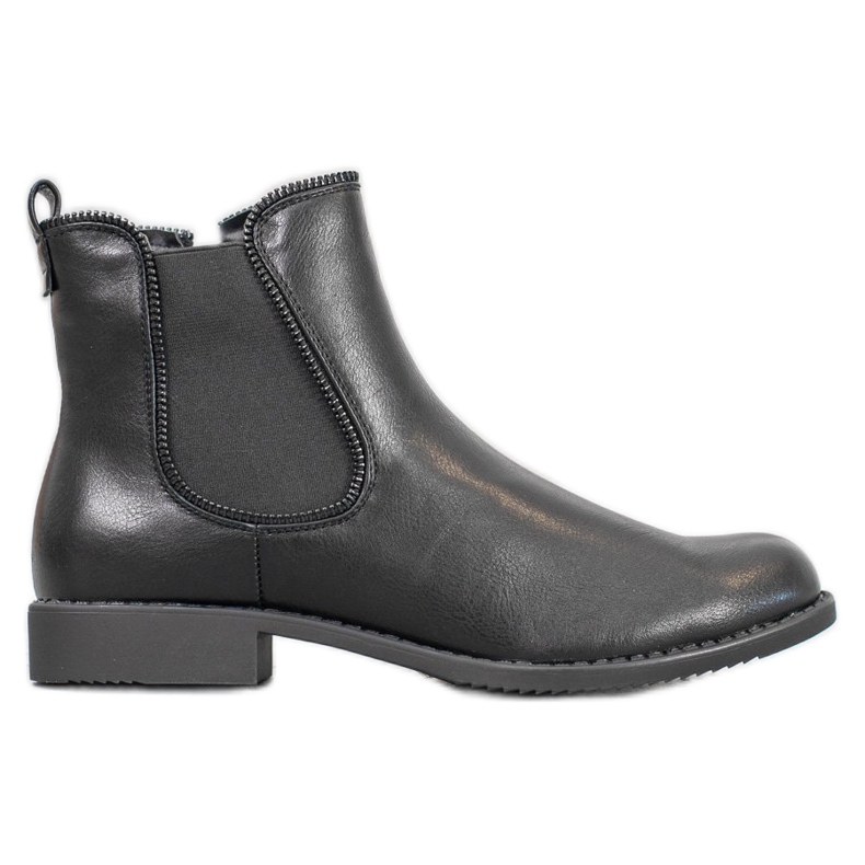 J. Star Botines Chelsea botines negro